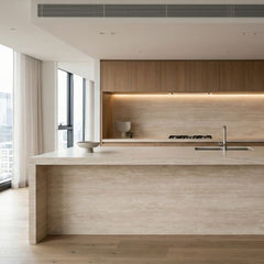 Crema Travertine - Asetica Sintered Stone - Perth, Sydney & Melbourne